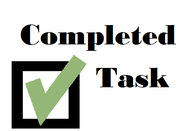 Completed Task